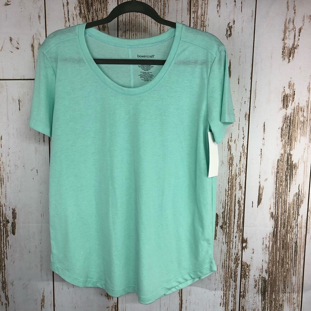 NWT Boxercraft T-Shirt, Size Medium. Pretty light blue color!